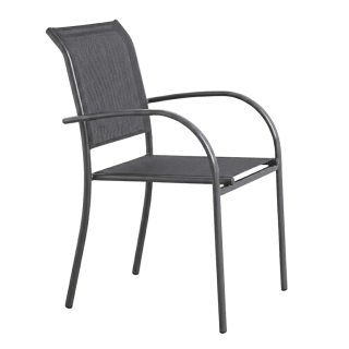 Fauteuil de jardin Kochi gris