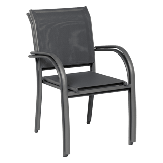 Fauteuil de jardin Kochi gris