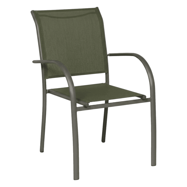Fauteuil de jardin Kochi tissu vert