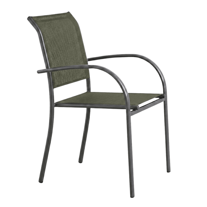 Fauteuil de jardin Kochi tissu vert