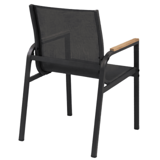 Ensemble table + 6 chaises Rouen gris