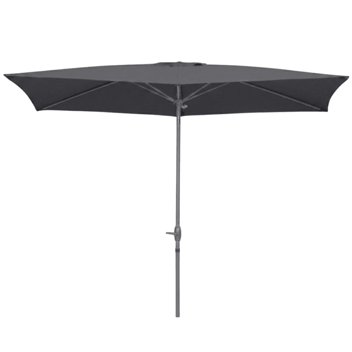 Parasol rectangulaire gris qd101-2-3/6