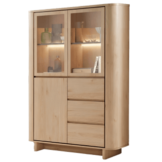 Vitrine Rondi 120 cm avec éclairage