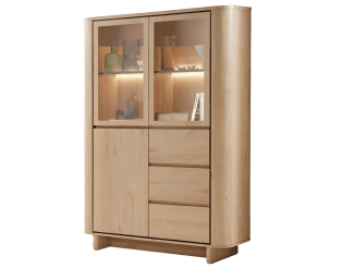 Vitrine Rondi 120 cm avec éclairage