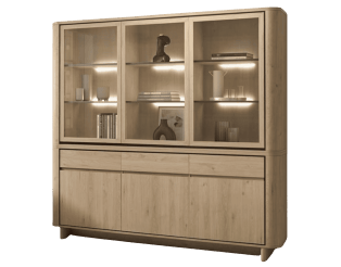 Vitrine Rondi 220 cm avec éclairage