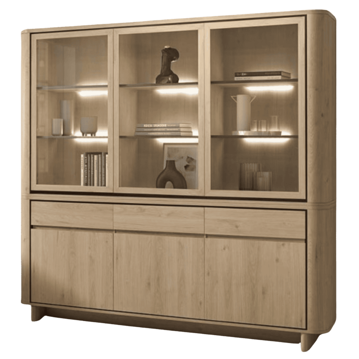 Vitrine Rondi 220 cm avec éclairage