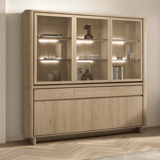Vitrine Rondi 220 cm avec éclairage