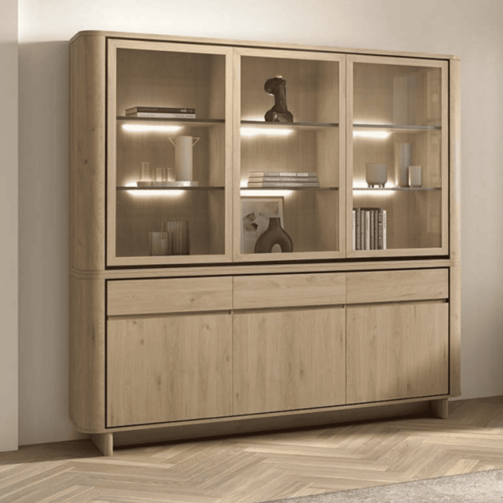 Vitrine Rondi 220 cm avec éclairage