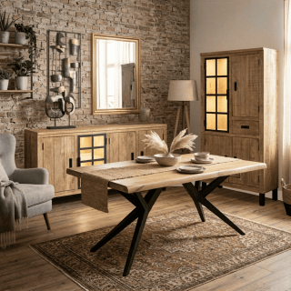 Salle à manger Kali - Dressoir, table et bar