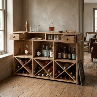 Meuble bar 180 cm Brct002