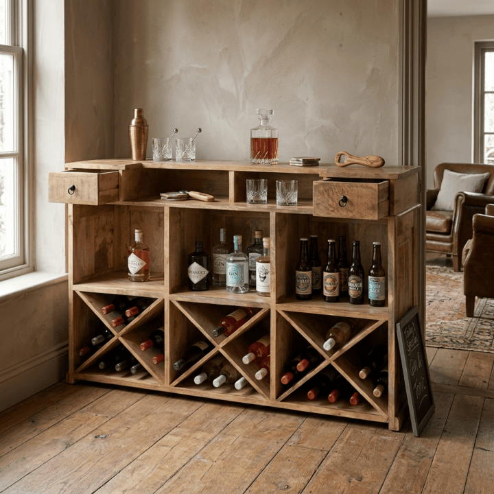 Meuble bar 180 cm Brct002