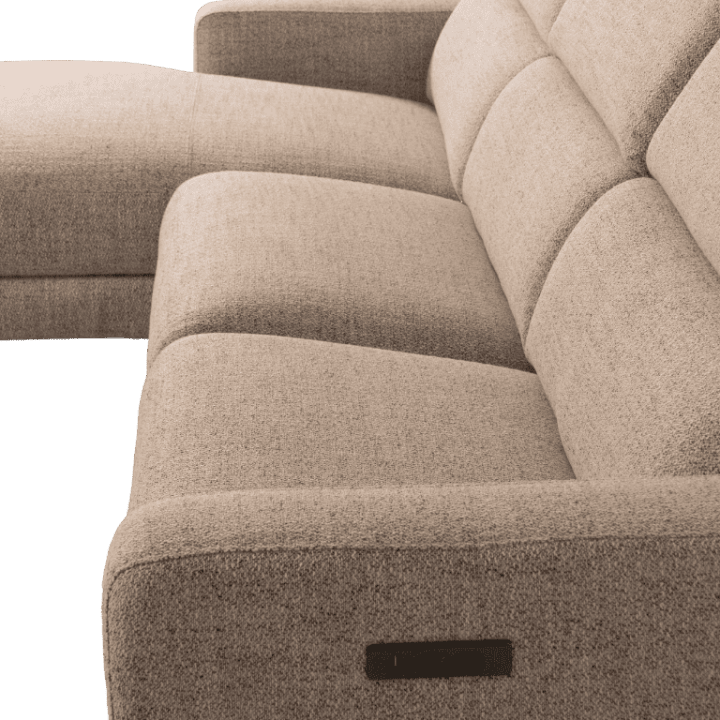 Salon d'angle avec chaise longue KM.6611