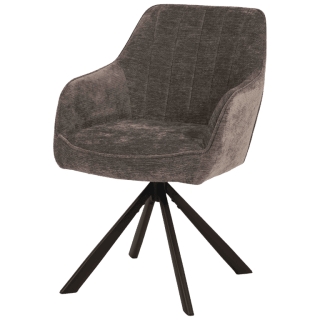 Chaise pivotante Nova gris clair