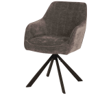 Chaise pivotante Nova gris clair