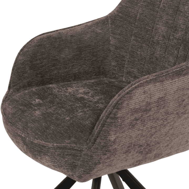 Chaise pivotante Nova gris clair