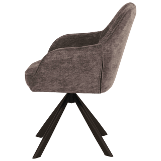 Chaise pivotante Nova gris clair