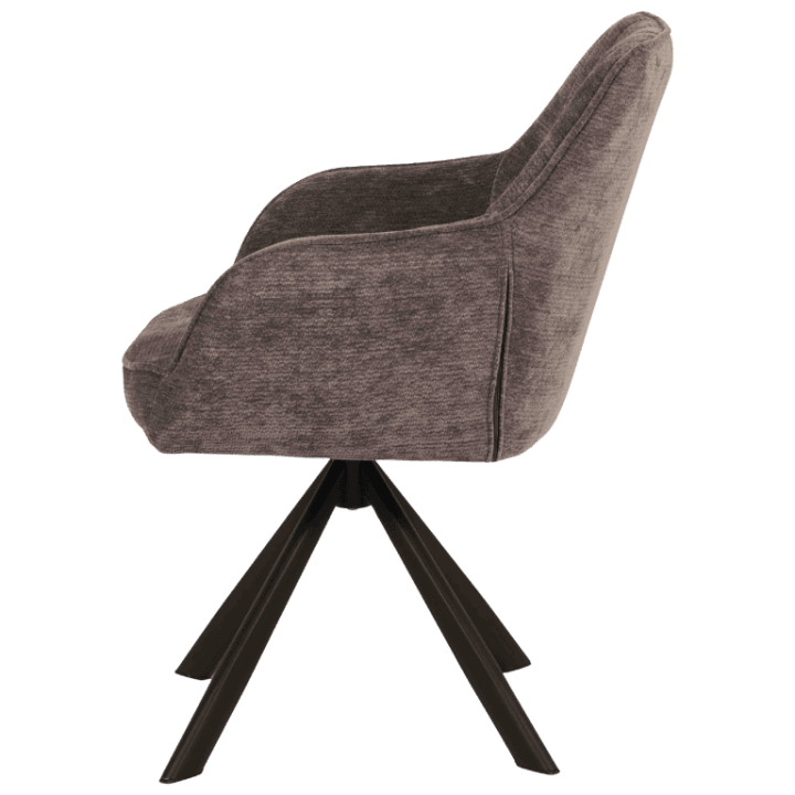 Chaise pivotante Nova gris clair