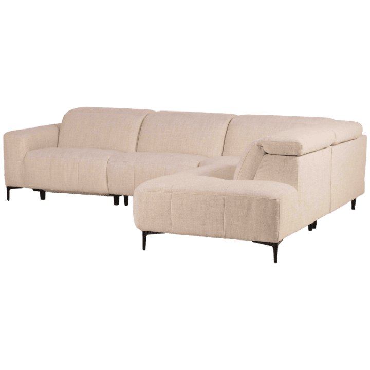 Salon d'angle KM,7932 avec chaise longue et relax éléctrique