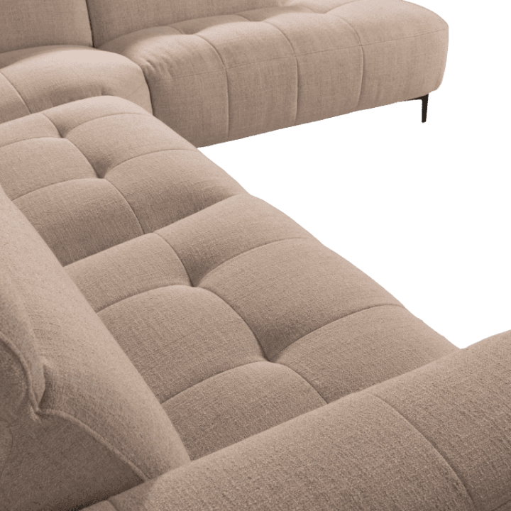 Salon d'angle KM,7932 avec chaise longue et relax éléctrique
