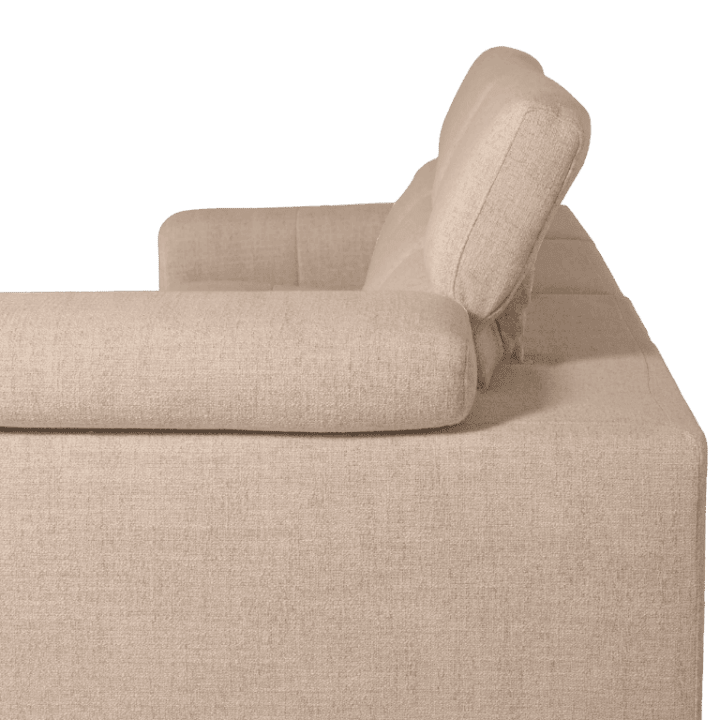 Salon d'angle KM,7932 avec chaise longue et relax éléctrique