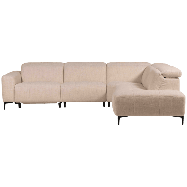 Salon d'angle KM,7932 avec chaise longue et relax éléctrique
