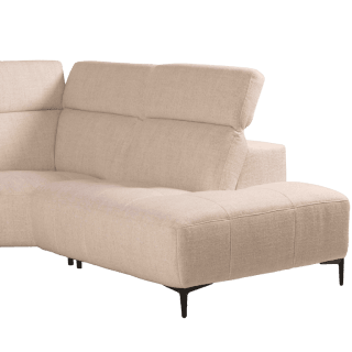 Salon d'angle KM,7932 avec chaise longue et relax éléctrique