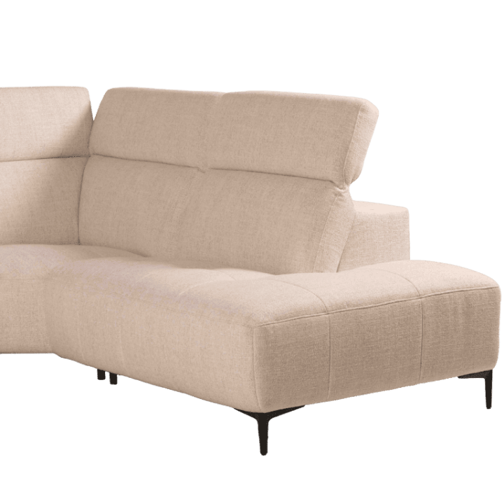 Salon d'angle KM,7932 avec chaise longue et relax éléctrique