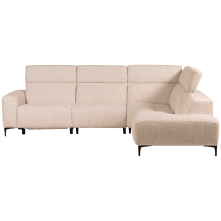 Salon d'angle KM,7932 avec chaise longue et relax éléctrique