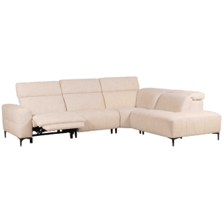 Salon d'angle KM,7932 avec chaise longue et relax éléctrique