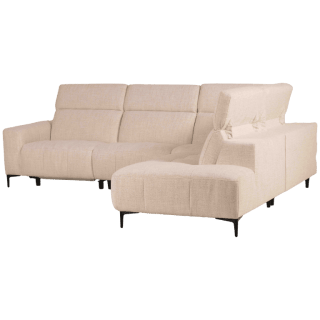 Salon d'angle KM,7932 avec chaise longue et relax éléctrique