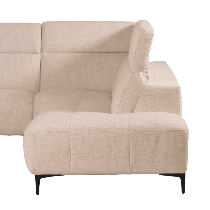 Salon d'angle KM,7932 avec chaise longue et relax éléctrique