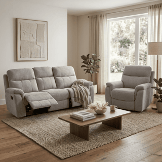 Salon 3 + 1 fauteuil Orion Taupe