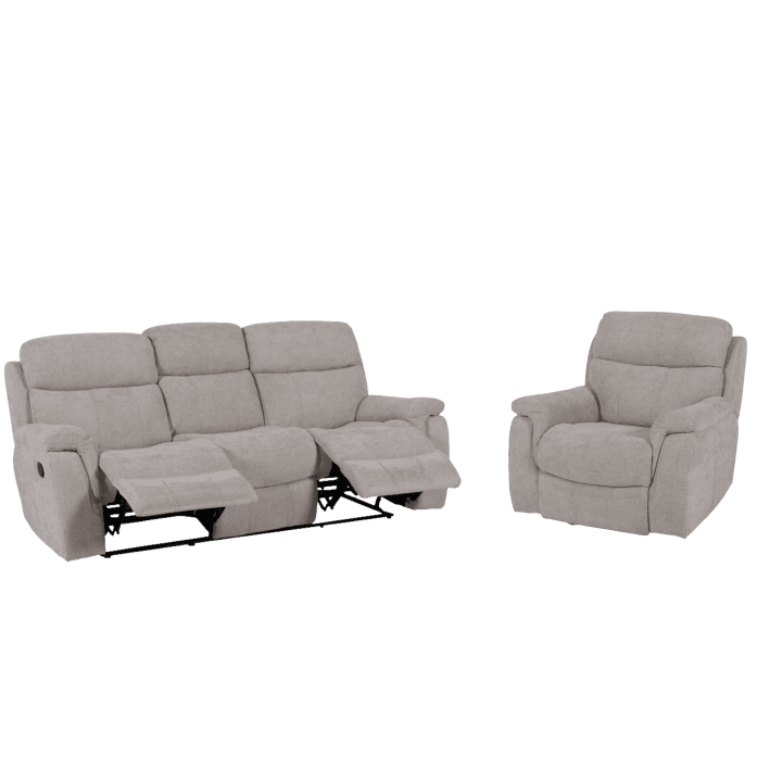 Salon 3 + 1 fauteuil Orion Taupe