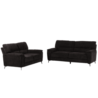 Salon 3 + 2 places Glory noir