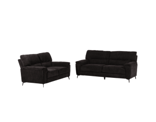 Salon 3 + 2 places Glory noir