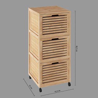 Meuble à roulette 3 tiroirs 160824