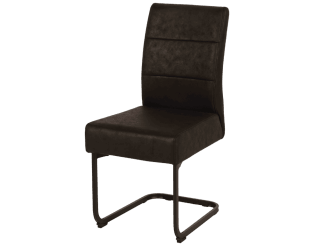 Chaise Enno 3 revêtement tissu noir