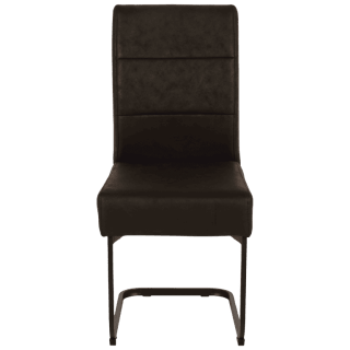 Chaise Enno 3 revêtement tissu noir