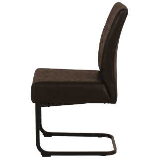 Chaise Enno 3 revêtement tissu noir