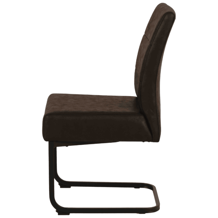 Chaise Enno 3 revêtement tissu noir