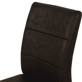Chaise Enno 3 revêtement tissu noir