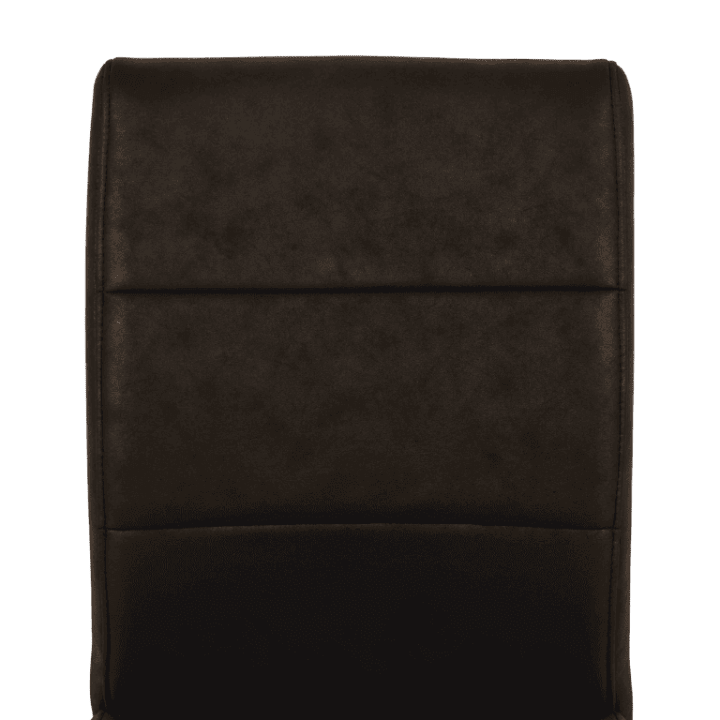 Chaise Enno 3 revêtement tissu noir