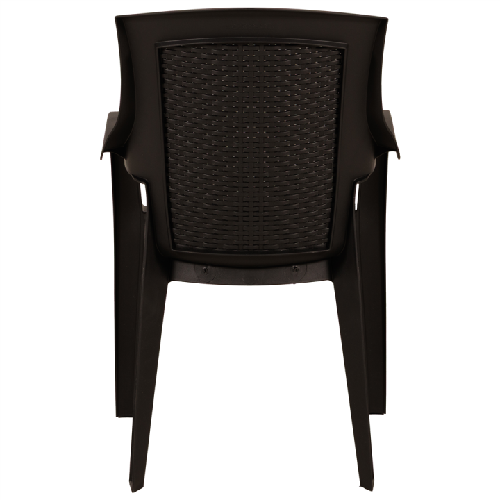Chaise plastique EDEN anthracite