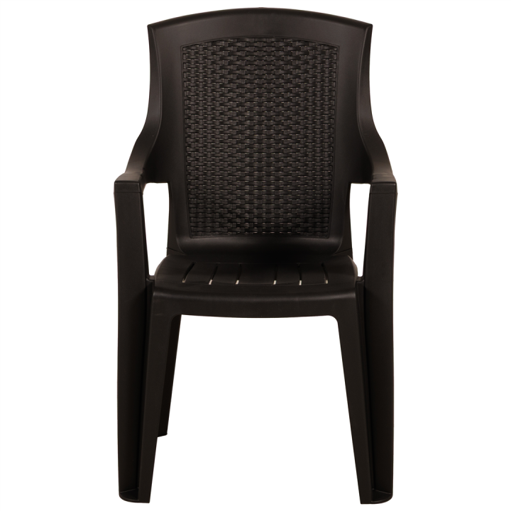 Chaise plastique EDEN anthracite