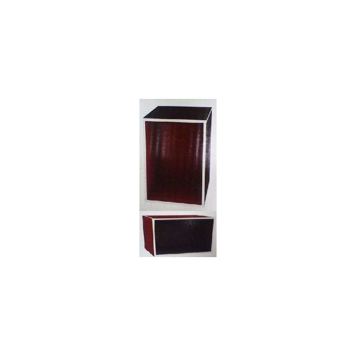 Single cube cabinet black/red h11-t0013