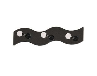 Porte-manteau Wavy noir