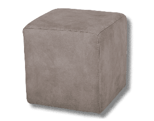 Pouf carré Jacqueline barillo silver
