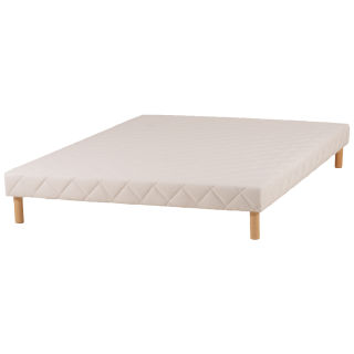 Sommier tapissier 140x200 Cansas Coutil beige