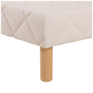 Sommier tapissier 160x200 Cansas Coutil beige