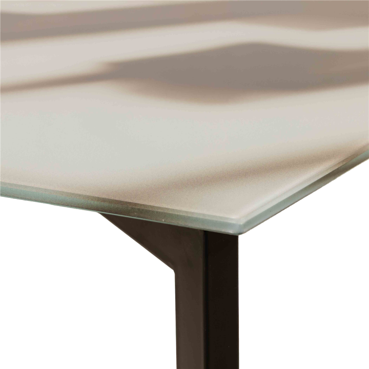 Table de salon Piano noir/blanc